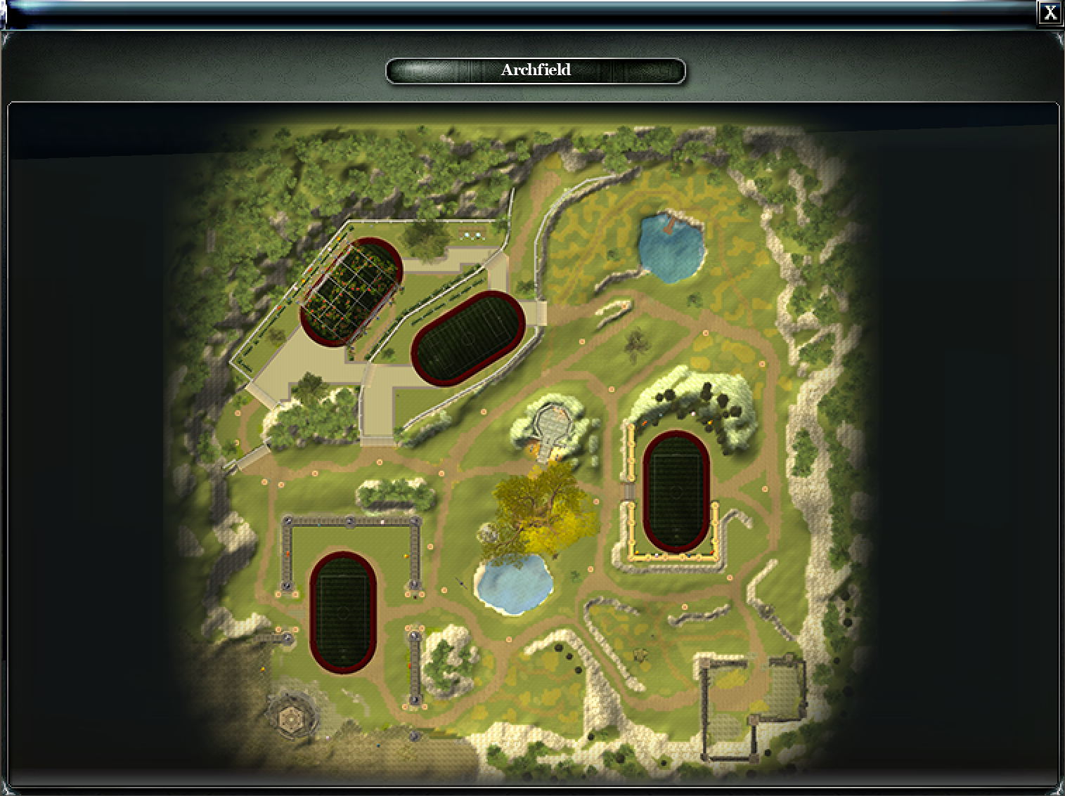 Archfield map