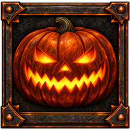 Four Cursed Seals pumpkin emblem